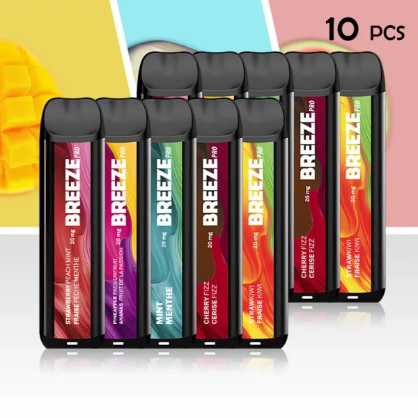 10 Breeze Pro Vapes