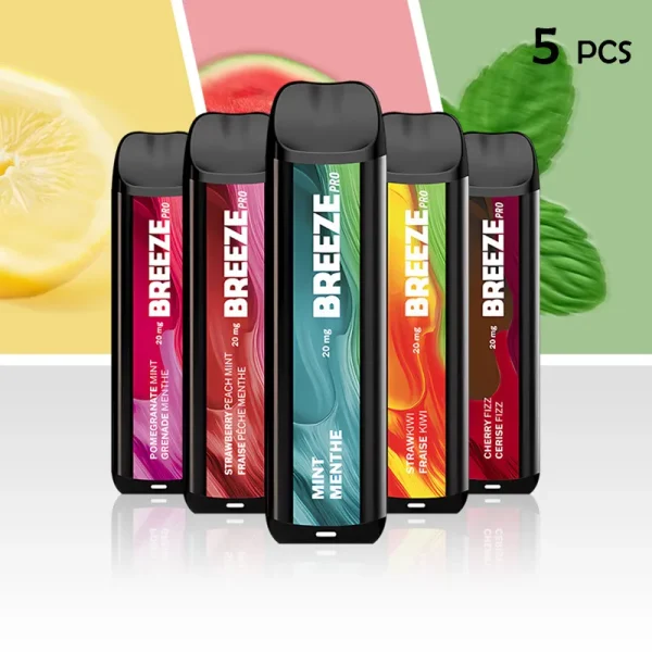 5 Breeze Pro Vapes