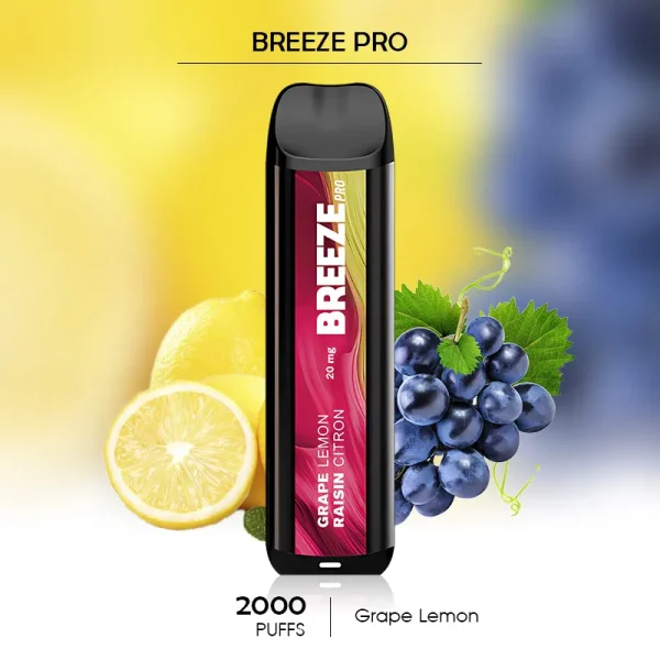 Grape Lemon Breeze Pro Vapes