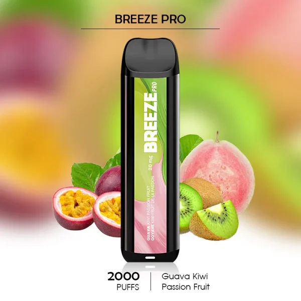 Guava Kiwi Passion Fruit Breeze Pro Vapes