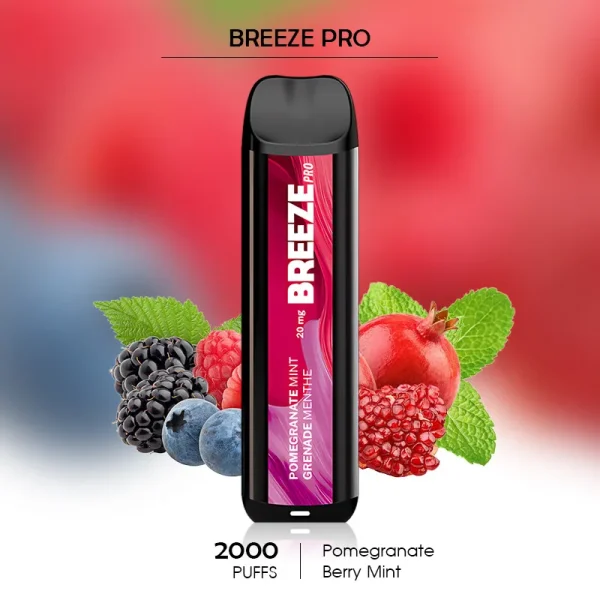 Pomegranate Berry Mint Breeze Pro Vapes
