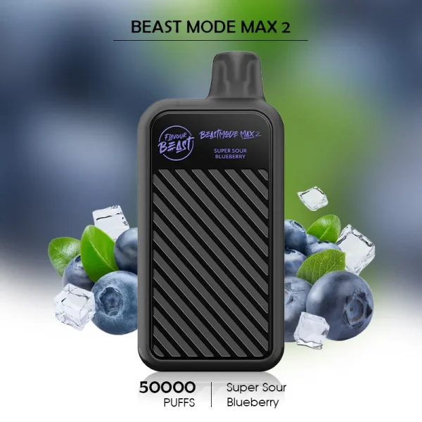 Super Sour Blueberry Flavour Beast Vapes