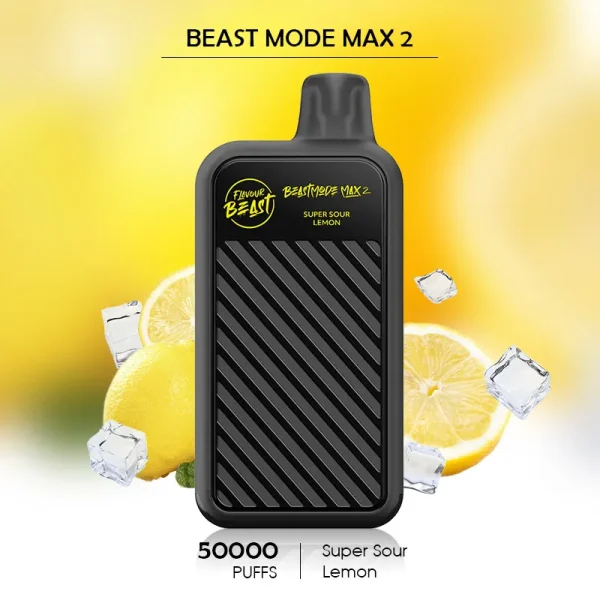 Super Sour Lemon Flavour Beast Vapes