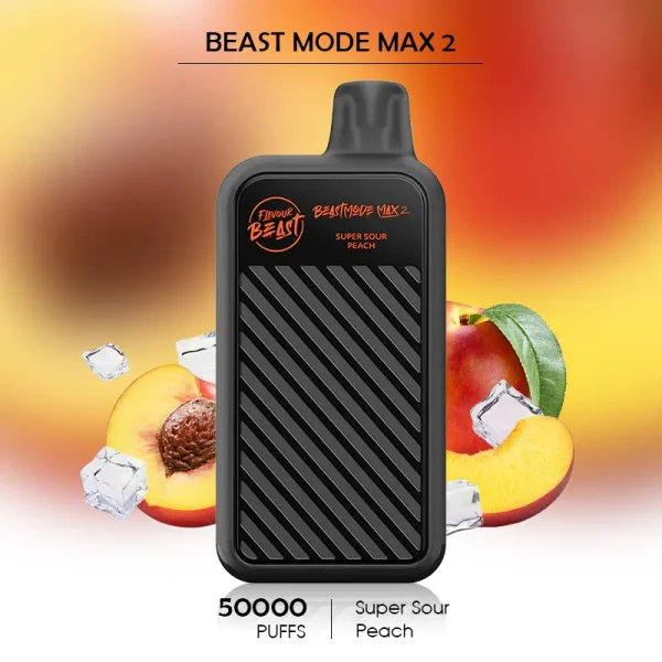 Super Sour Peach Flavour Beast Vapes
