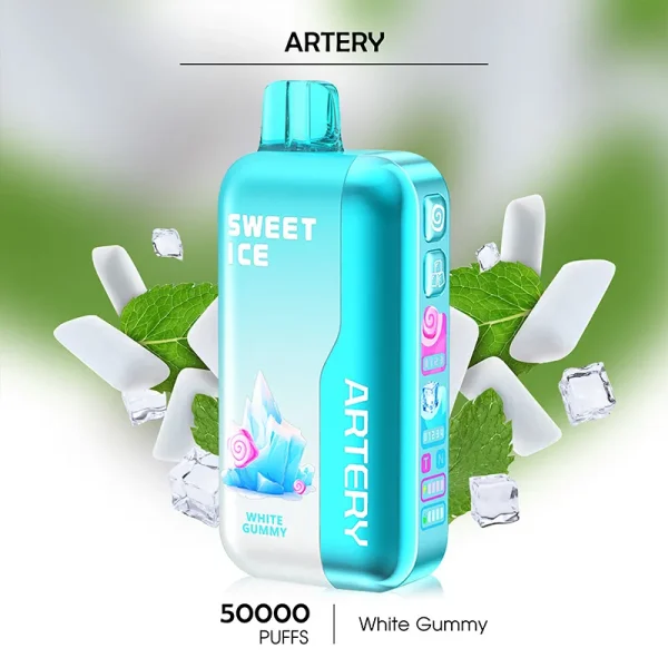 White Gummy Artery CL6 Vapes