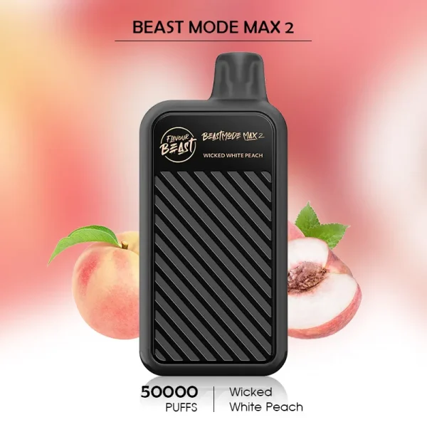 Wicked White Peach Flavour Beast Vapes